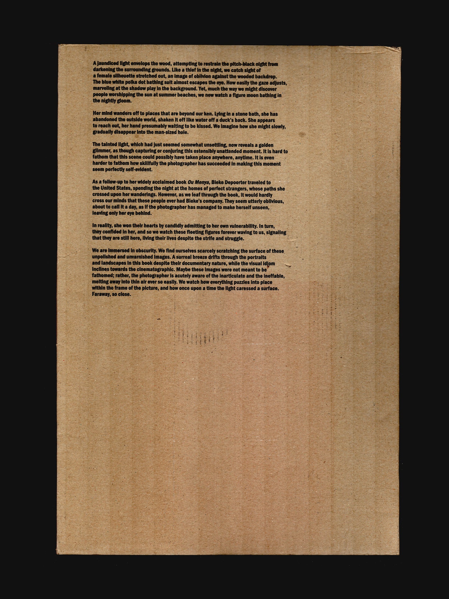 I AM ABOUT TO CALL IT A DAY (2014)