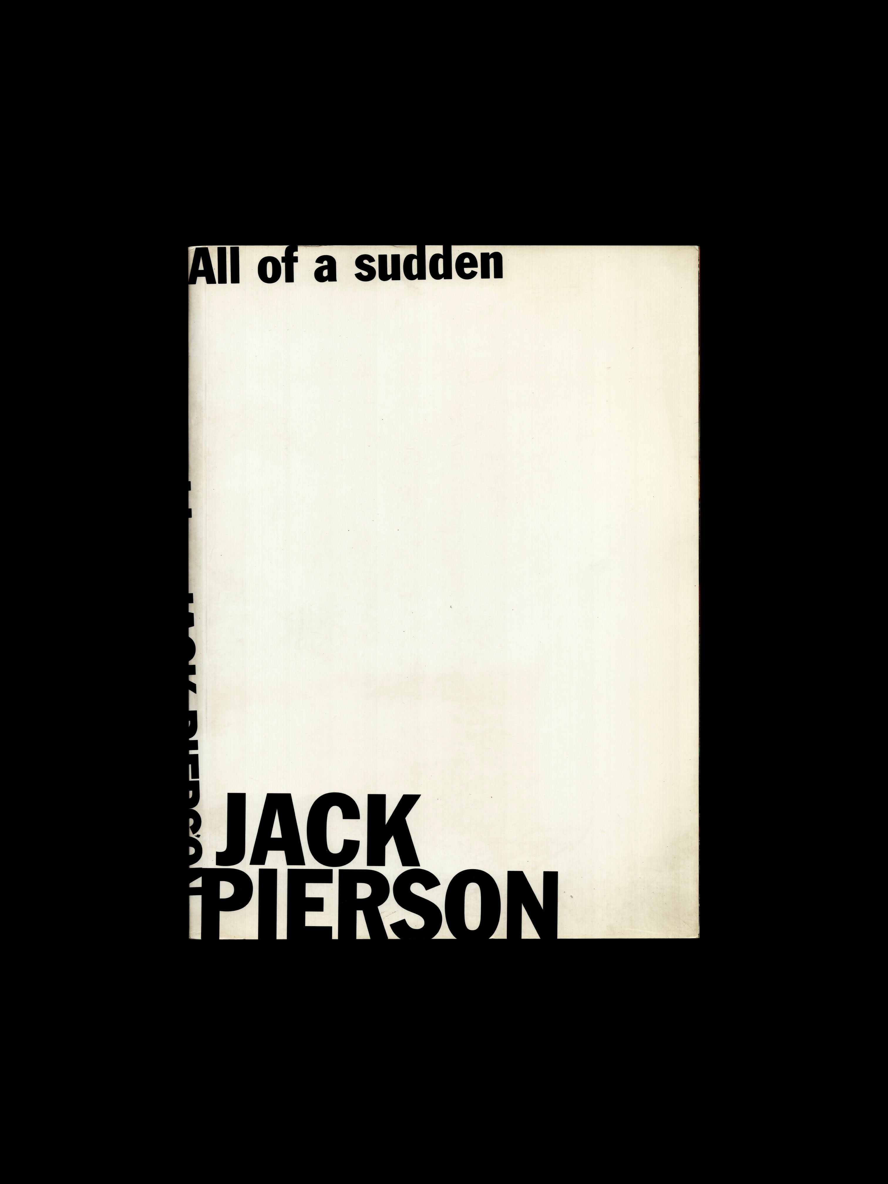 JACK PIERSON - ALL OF A SUDDEN (1999)
