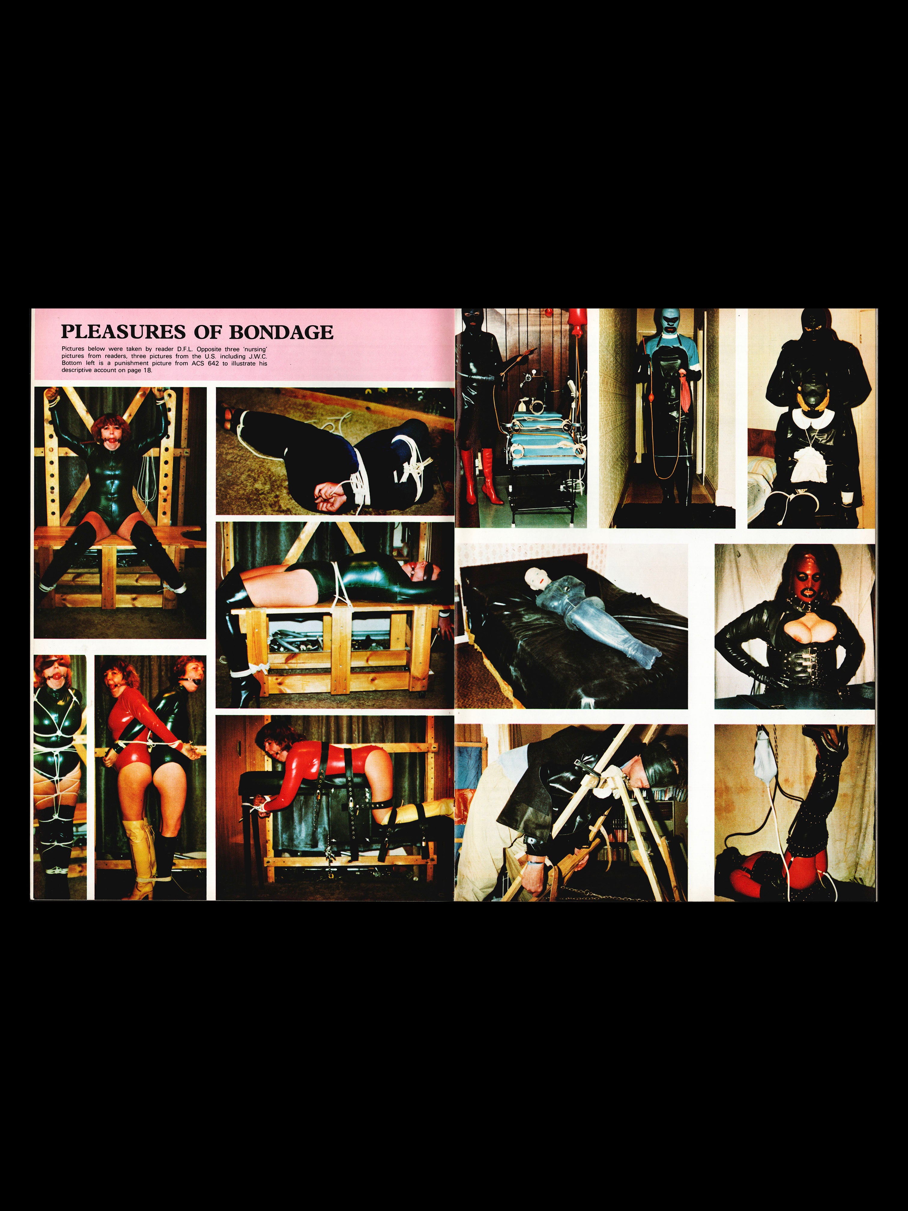 BONDAGE NO 1 - NO 5 FULL SET (1982-1984)