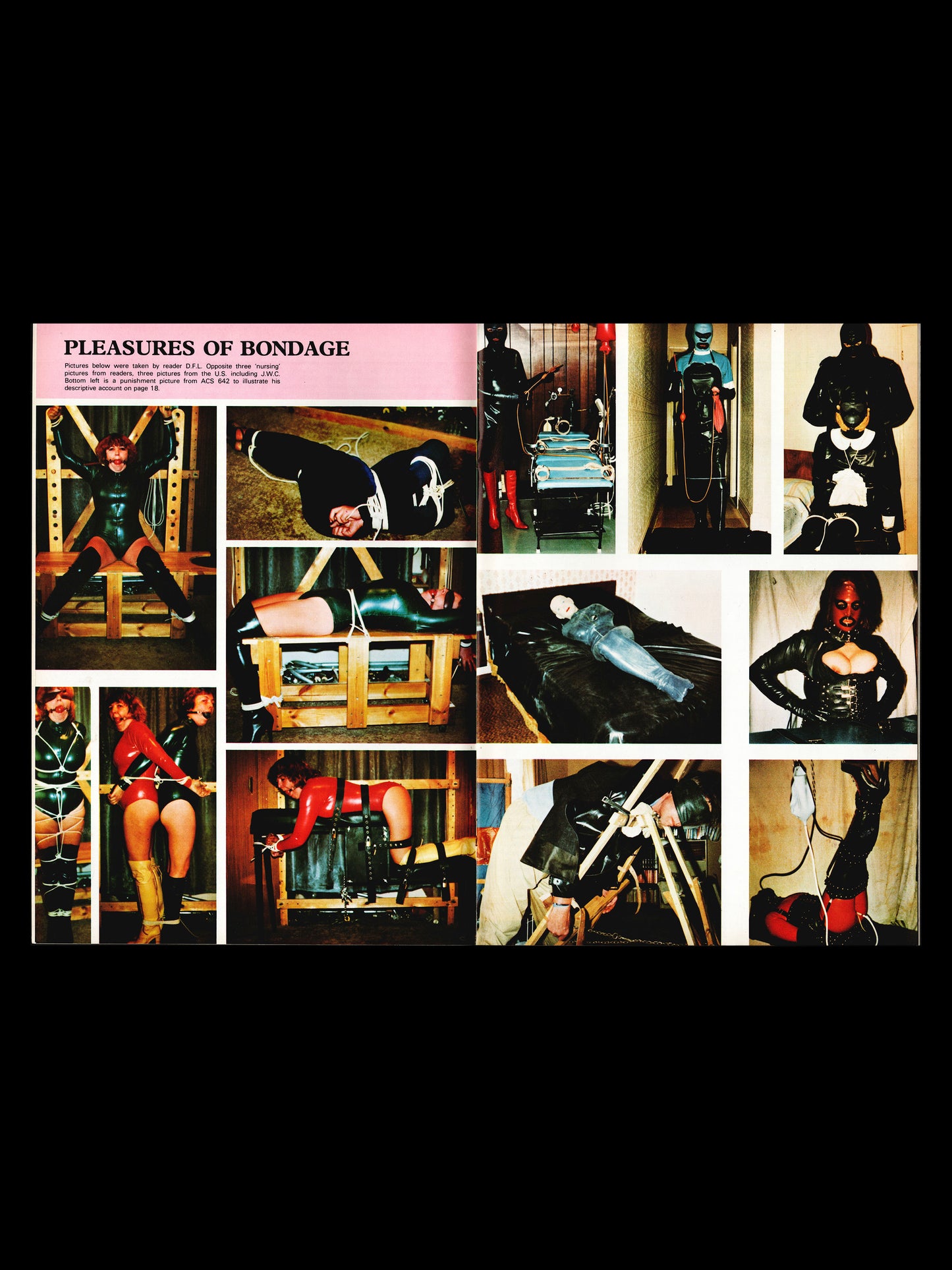 BONDAGE NO 1 - NO 5 FULL SET (1982-1984)