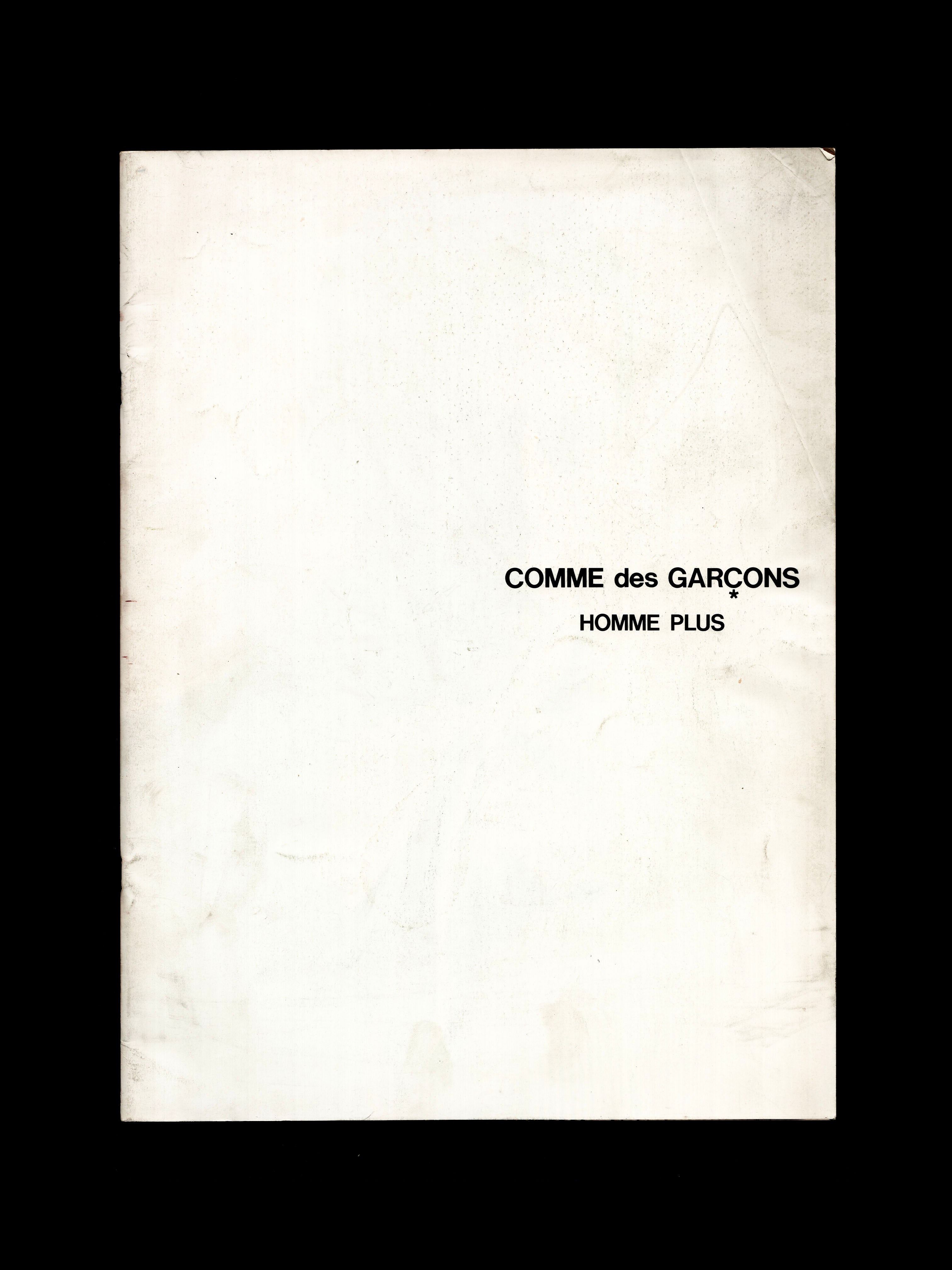 COMME DES GARCONS HOMME PLUS NO.5 (1987)