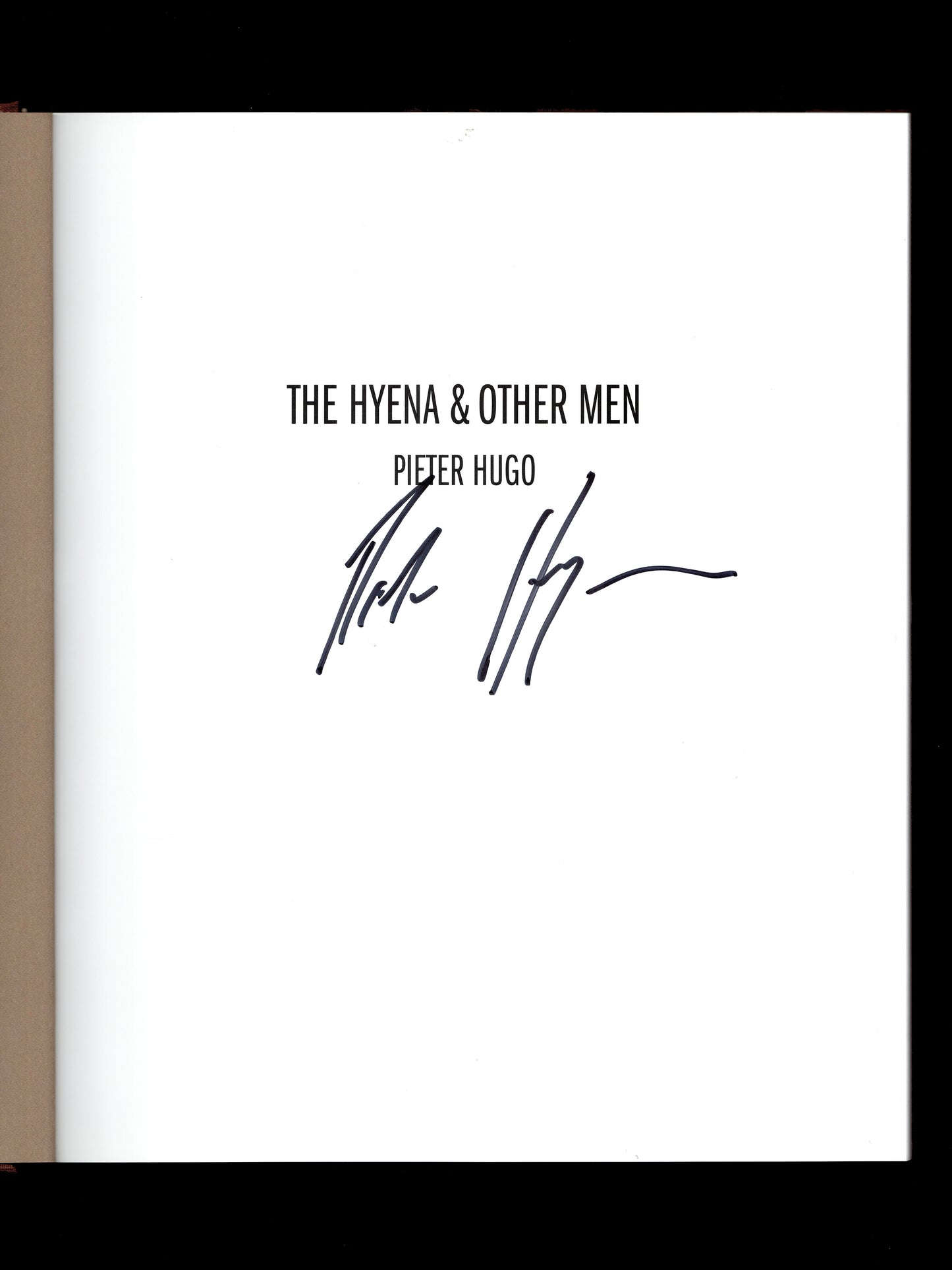 THE HYENA & OTHER MEN (2008) SIGNED