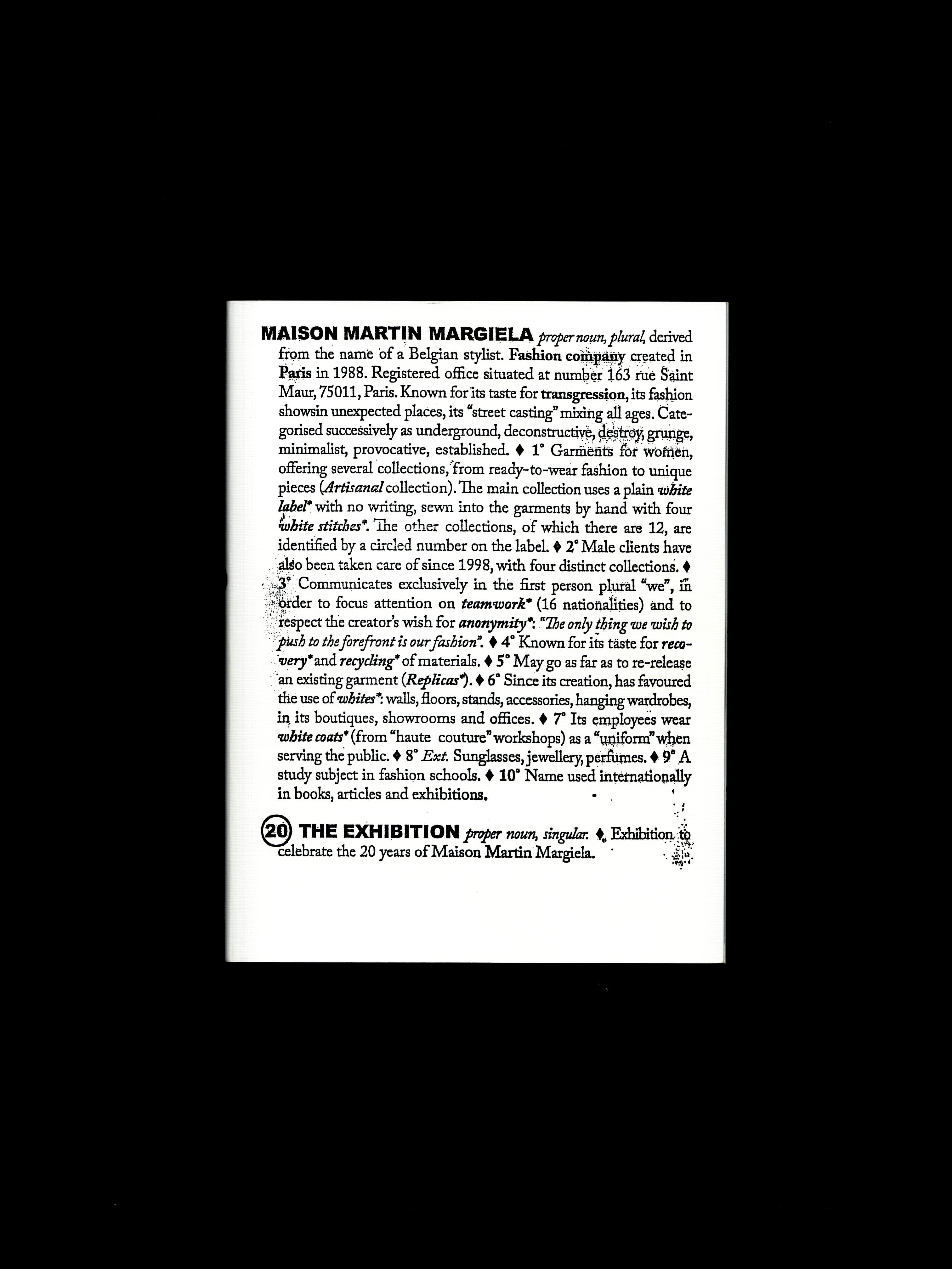 20 THE EXHIBITION (2008)