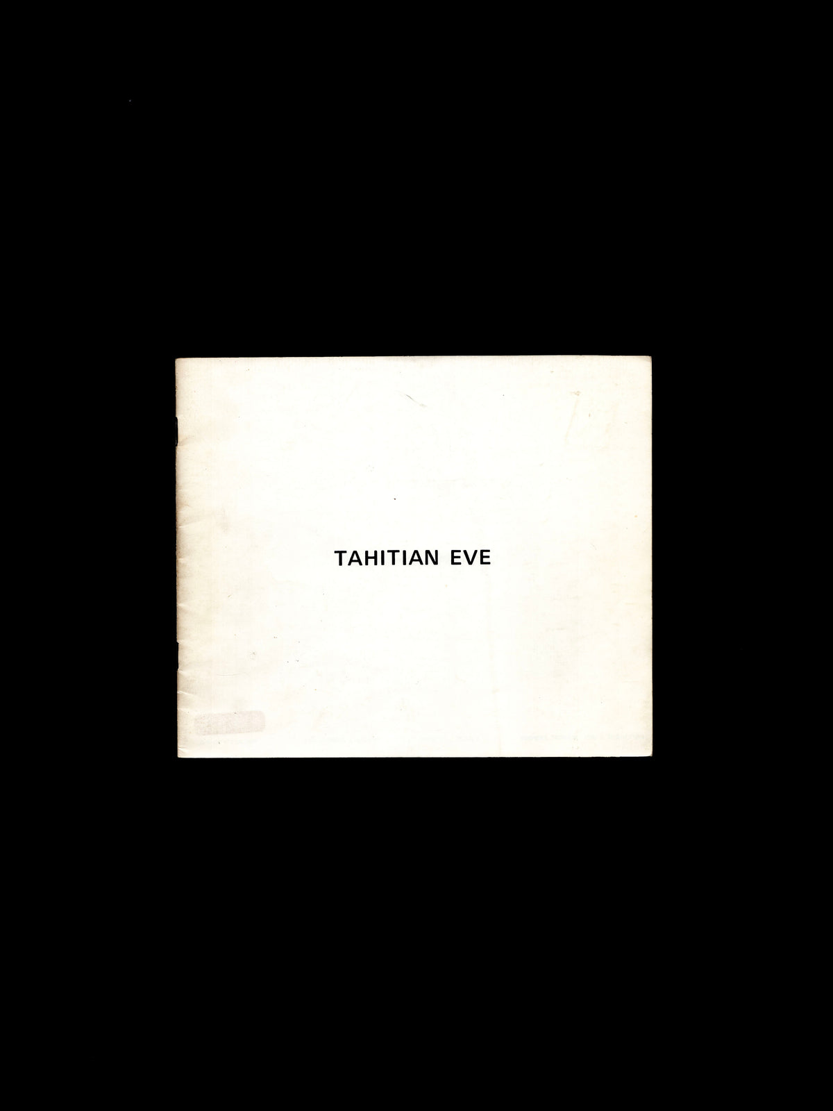 TAHITIAN EVE (1975)