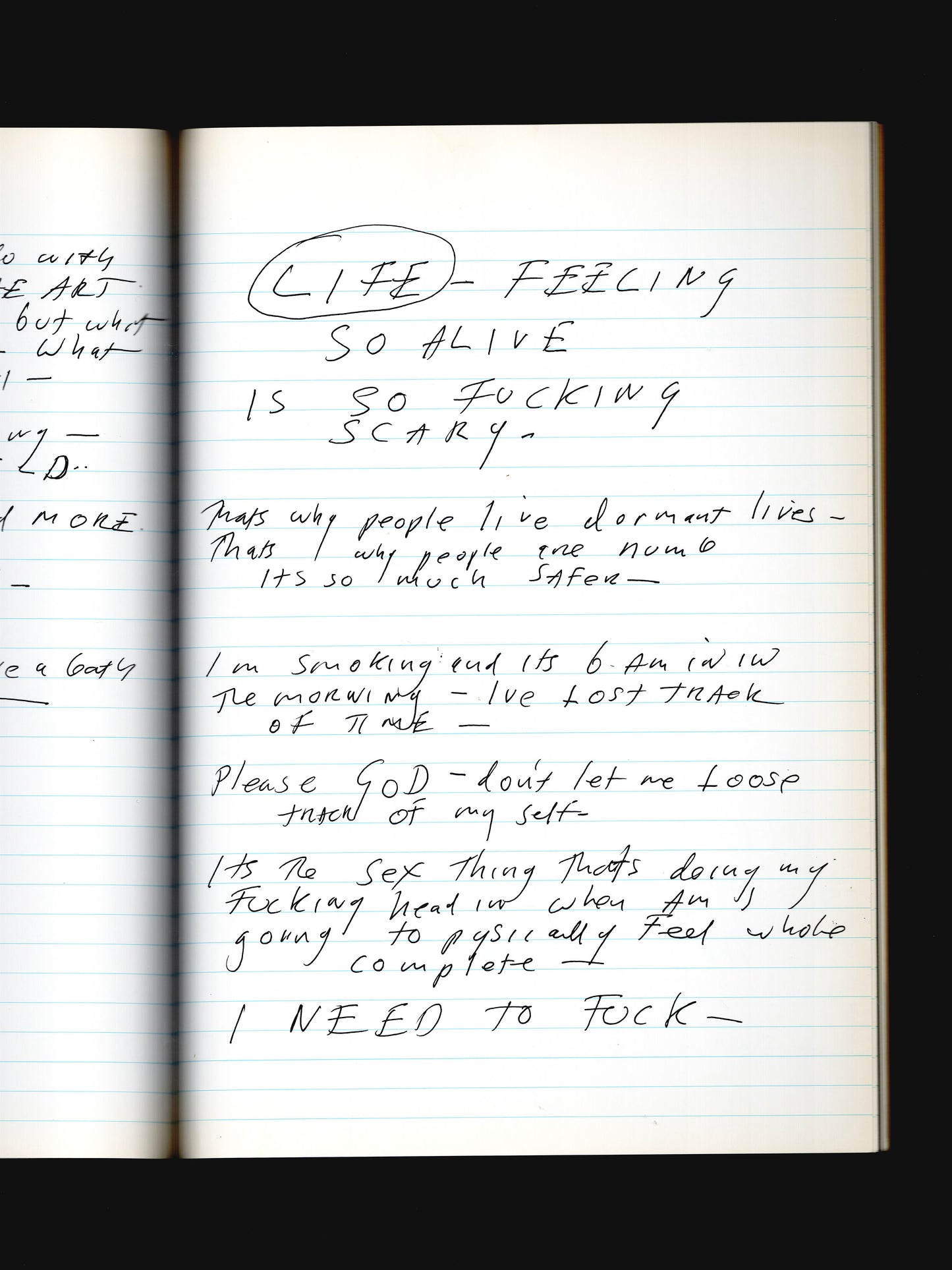 I NEED ART LIKE I NEED GOD  (1998)